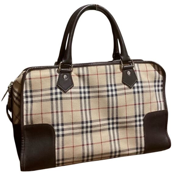 Burberry Nova Check BLUE LABEL Handbag with COA - Picture 3 of 12